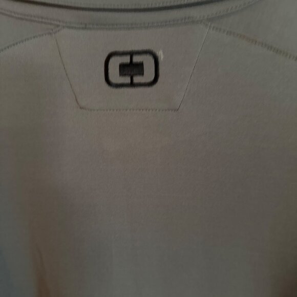 Ogio Ace Collection Gray Polo Shirt L Polyester & Spandex Trplevate Logo Button- - Picture 7 of 7